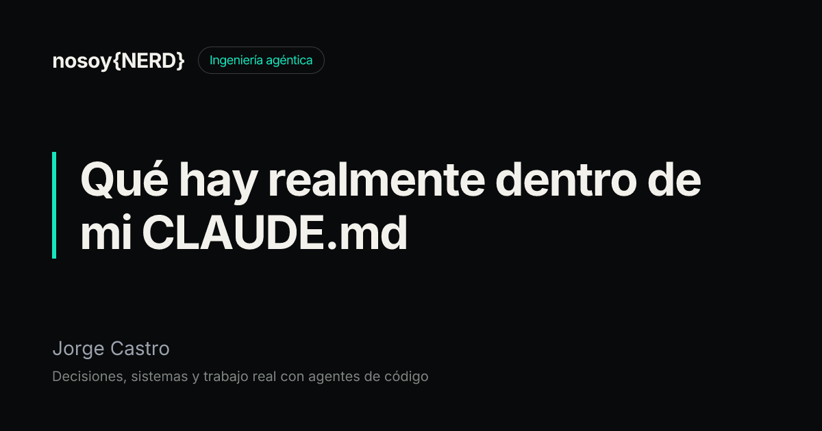 Qué hay realmente dentro de mi CLAUDE.md